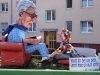 Wollt Ihr bei uns bleibe, lernt lese un auch schreibe!