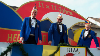 Fastnachtszug vor dem Start 2003